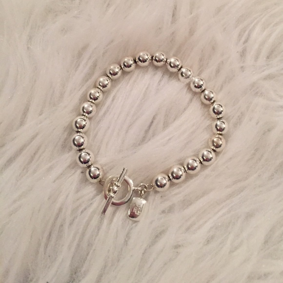 Ralph Lauren Silver Beaded Bracelet - Picture 2 of 2